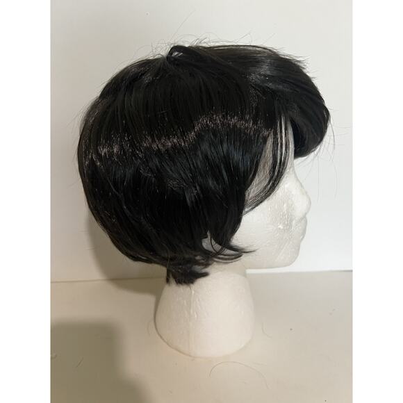 Women’s Short Straight Black Wig Soft Classic Cap Full Synthetic Natural Look - Picture 3 of 15
